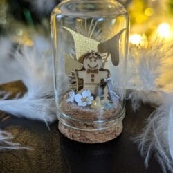 Cloche décorative Tiny world gingerbread man