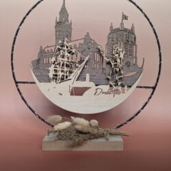 Skyline & cartes en bois