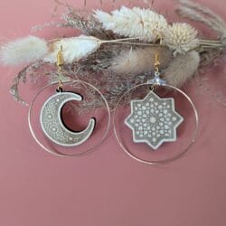 Boucles d’oreilles en bois : élégance artisanale et inspirations orientales