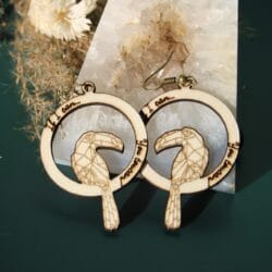 Boucles d'oreilles - Toucan