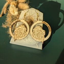 Boucles d'oreilles - Lion