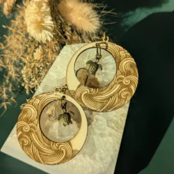 Boucles d'oreilles - Tortue marine