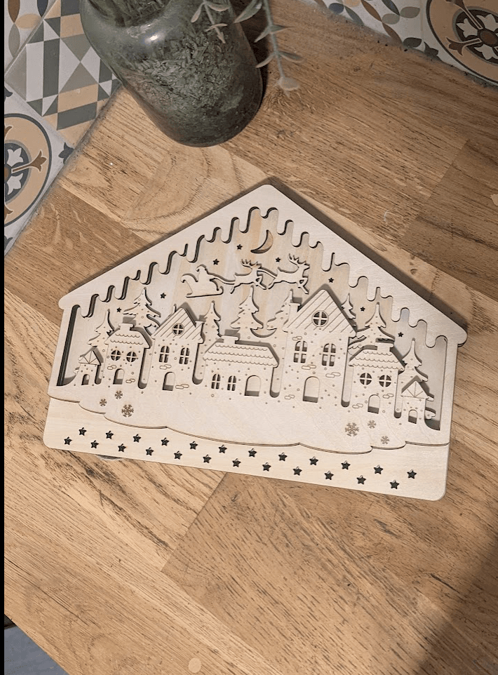 Calendrier de l’Avent en bois – Image 2